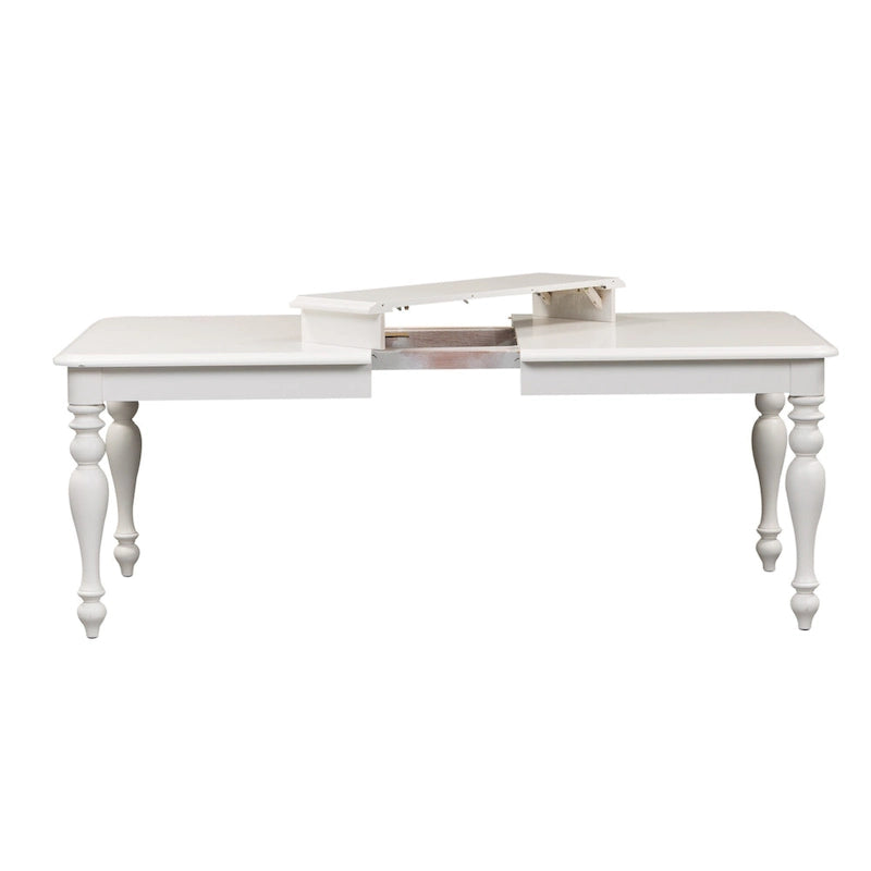 Set da tavolo rettangolare Summer House Oyster White da 7 pezzi
