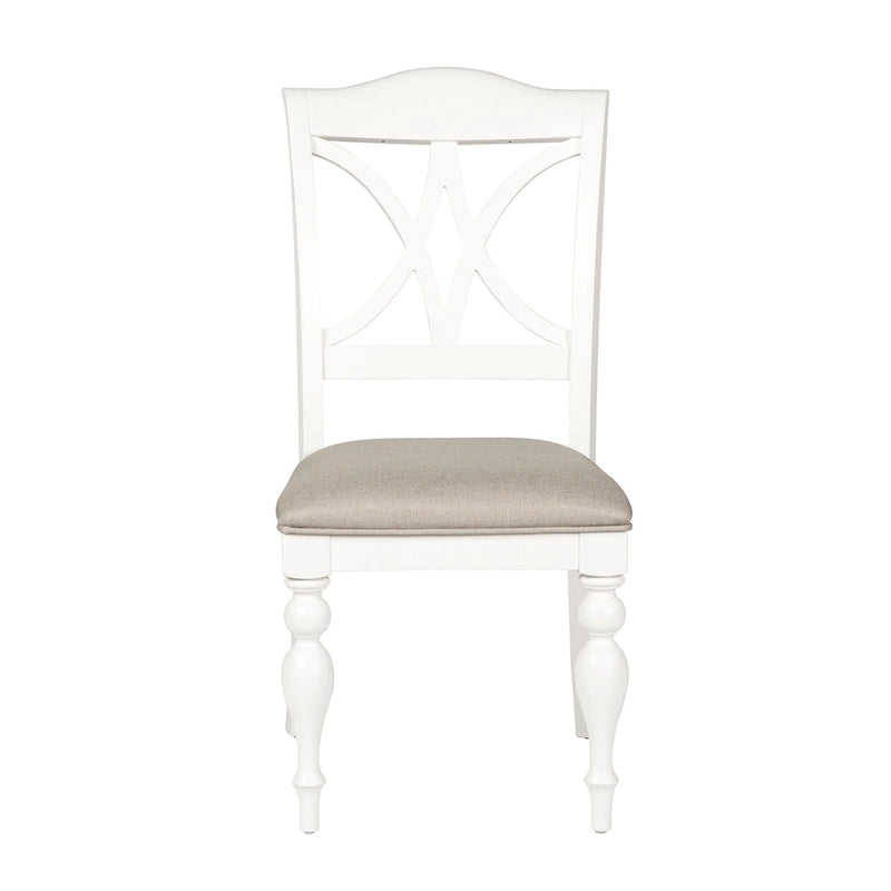 Set da tavolo rettangolare Summer House Oyster White da 7 pezzi