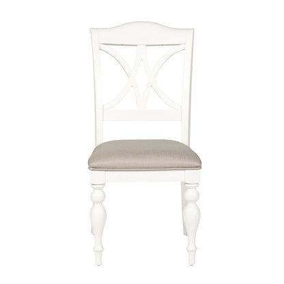 Set da tavolo rettangolare Summer House Oyster White da 7 pezzi