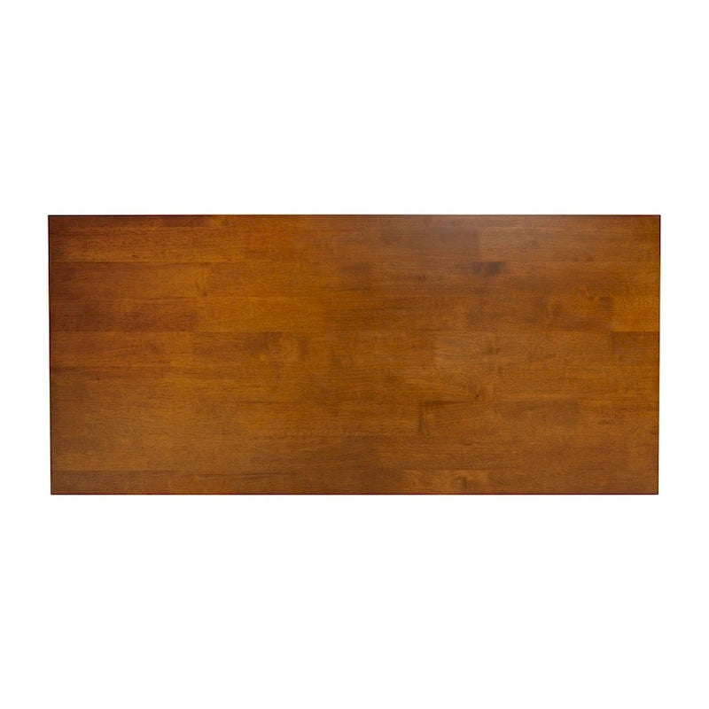 Tavolino da caffè in stile fattoria tradizionale in legno massello