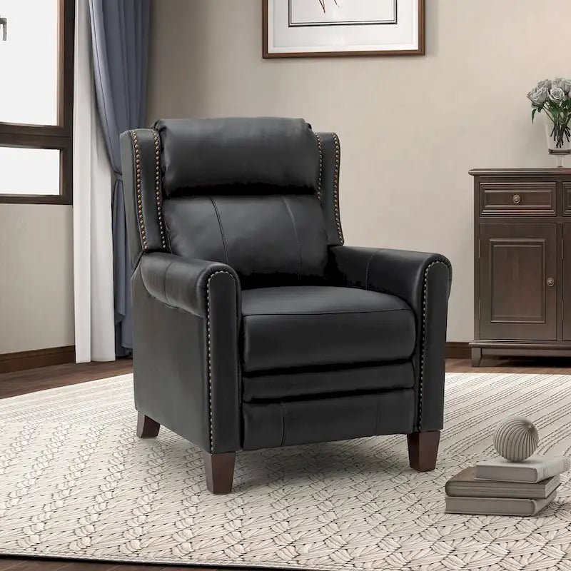 Felisa 32.48   Wide Genuine Leather Manual Recliner