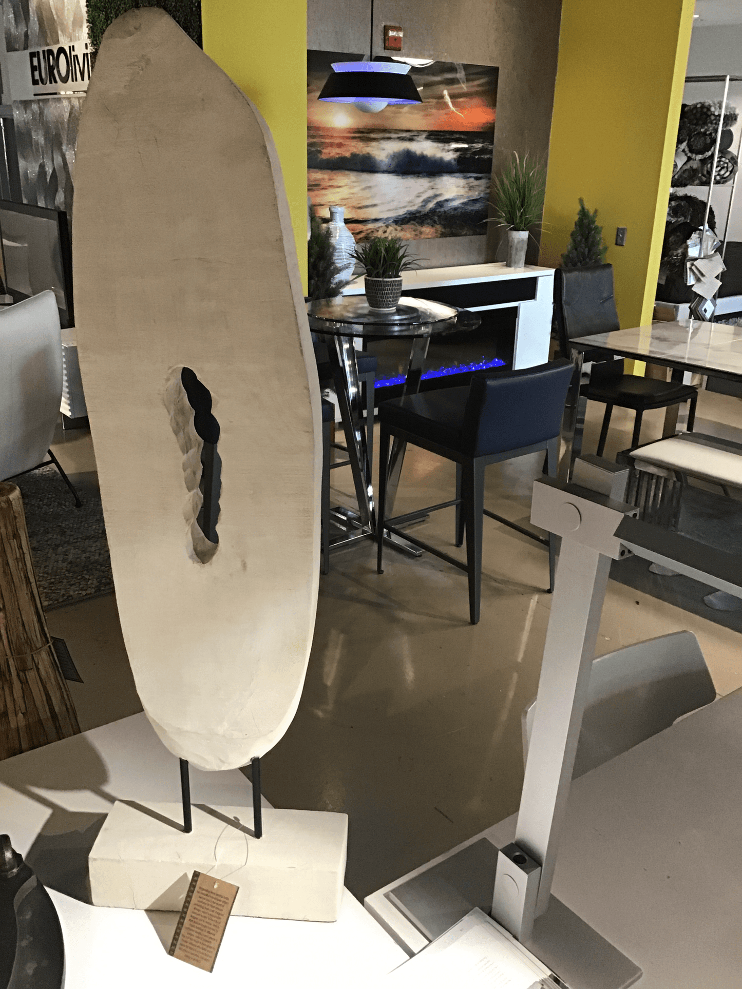 Supporto per roccia, legno bianco