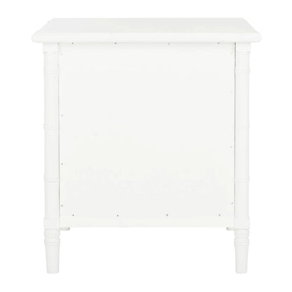 Comodino moderno in bambù blu navy a 3 cassetti Jasmyne di SAFAVIEH