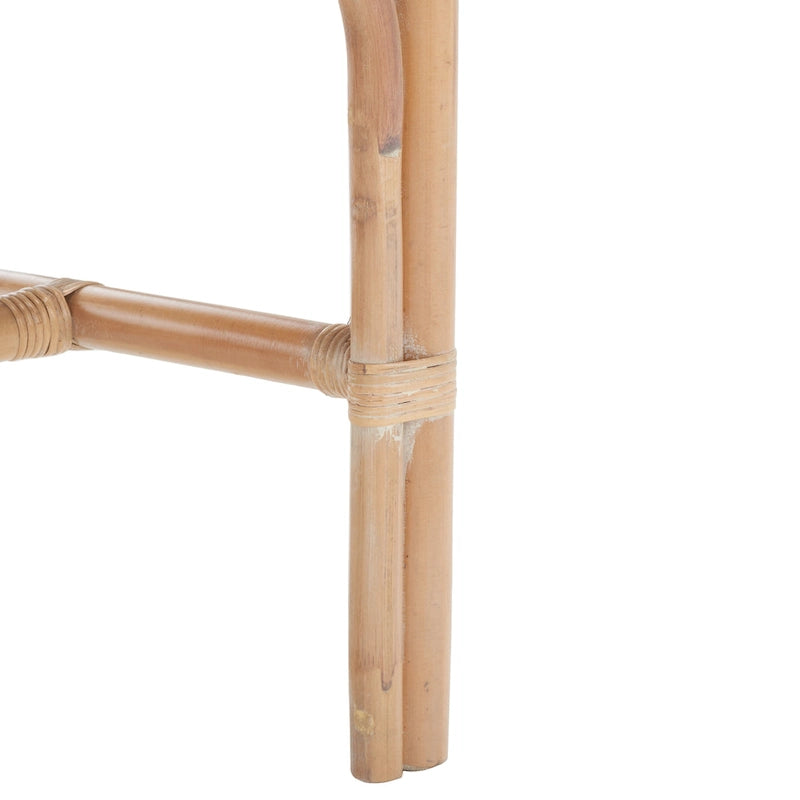 Sedia con cuscino in rattan SAFAVIEH Azrielle Coastal - 22 L x 24 L x 37 A - 22 L x 24 P x 37 A