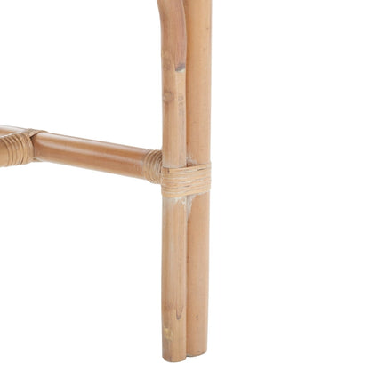 Sedia con cuscino in rattan SAFAVIEH Azrielle Coastal - 22 L x 24 L x 37 A - 22 L x 24 P x 37 A