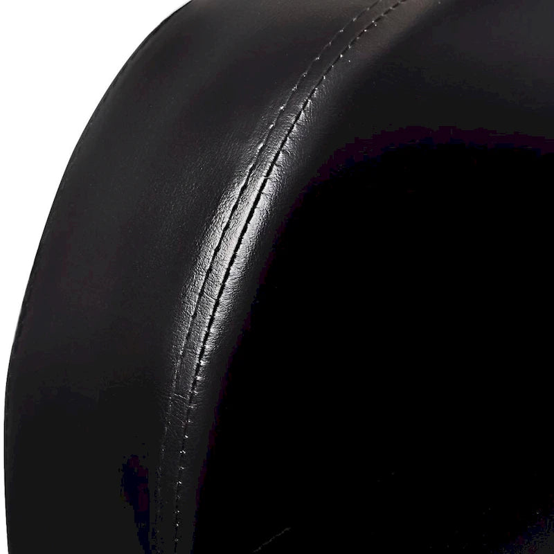 vidaXL Divano reclinabile per home theater a 3 posti in similpelle nera - 89,4 x 33,5 x 40,6 cm