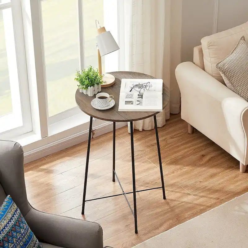 Taomika, Bistro Pub Table Round Dining Table-Brown/Black/Coffee/Maple Color-Four Colors