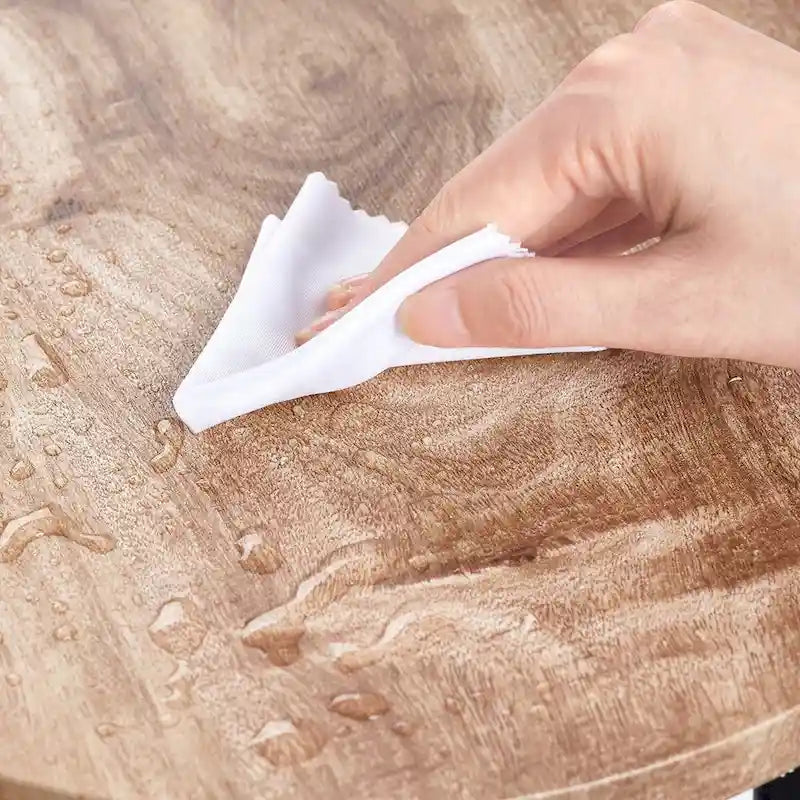 Taomika, tavolo da pranzo rotondo da bistrot e pub - Marrone/Nero/Caffè/Colore acero - Quattro colori