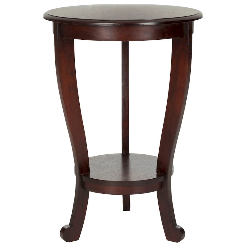 Tavolino laterale con piedistallo Carlotta grigio SAFAVIEH - 18,1 x 18,1 x 26 - 18Lx18Px26A