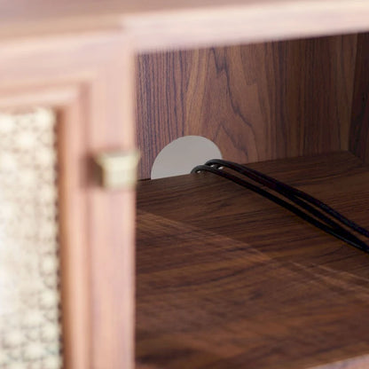 Mobile porta TV SAFAVIEH Micaela da 63 pollici con 4 ante - 63,1 L x 16,3 P x 31,7 A - 63 L x 16 P x 32 A