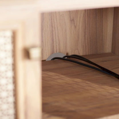 Mobile porta TV SAFAVIEH Micaela da 63 pollici con 4 ante - 63,1 L x 16,3 P x 31,7 A - 63 L x 16 P x 32 A