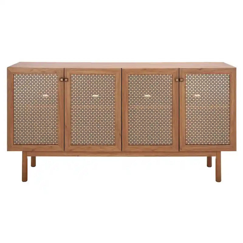 Mobile porta TV SAFAVIEH Micaela da 63 pollici con 4 ante - 63,1 L x 16,3 P x 31,7 A - 63 L x 16 P x 32 A