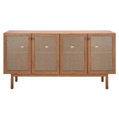 Mobile porta TV SAFAVIEH Micaela da 63 pollici con 4 ante - 63,1 L x 16,3 P x 31,7 A - 63 L x 16 P x 32 A