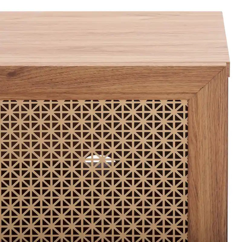 Mobile porta TV SAFAVIEH Micaela da 63 pollici con 4 ante - 63,1 L x 16,3 P x 31,7 A - 63 L x 16 P x 32 A