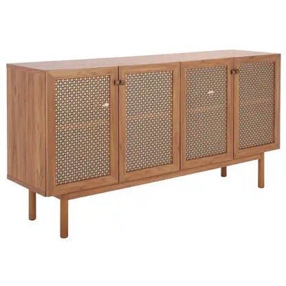 Mobile porta TV SAFAVIEH Micaela da 63 pollici con 4 ante - 63,1 L x 16,3 P x 31,7 A - 63 L x 16 P x 32 A