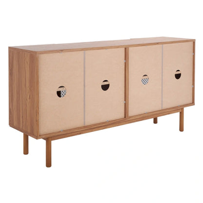 Mobile porta TV SAFAVIEH Micaela da 63 pollici con 4 ante - 63,1 L x 16,3 P x 31,7 A - 63 L x 16 P x 32 A