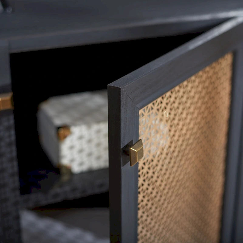 Mobile porta TV SAFAVIEH Micaela da 63 pollici con 4 ante - 63,1 L x 16,3 P x 31,7 A - 63 L x 16 P x 32 A