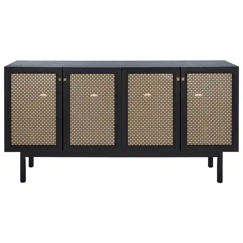 Mobile porta TV SAFAVIEH Micaela da 63 pollici con 4 ante - 63,1 L x 16,3 P x 31,7 A - 63 L x 16 P x 32 A