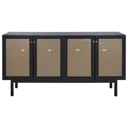 Mobile porta TV SAFAVIEH Micaela da 63 pollici con 4 ante - 63,1 L x 16,3 P x 31,7 A - 63 L x 16 P x 32 A