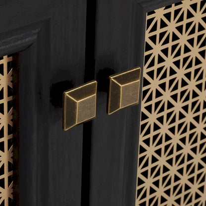 Mobile porta TV SAFAVIEH Micaela da 63 pollici con 4 ante - 63,1 L x 16,3 P x 31,7 A - 63 L x 16 P x 32 A