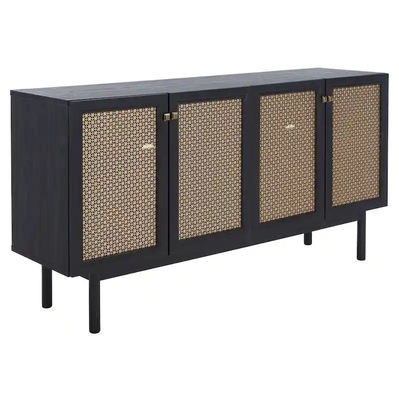 Mobile porta TV SAFAVIEH Micaela da 63 pollici con 4 ante - 63,1 L x 16,3 P x 31,7 A - 63 L x 16 P x 32 A