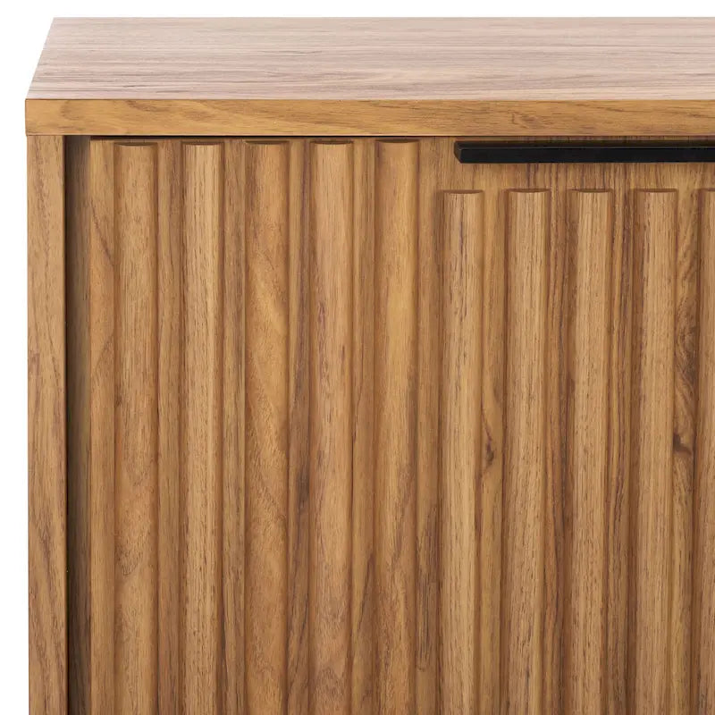 Supporto multimediale per l'intrattenimento SAFAVIEH Deandra a 4 ante (adatto per TV a schermo piatto fino a 65 pollici) - 60,8 pollici x 17,7 pollici x 24,6 pollici - 61 pollici di larghezza x 18 pollici di profondità x 25 pollici di altezza