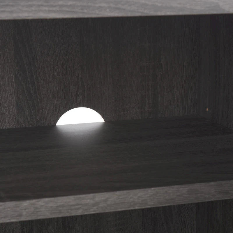 Supporto multimediale per l'intrattenimento SAFAVIEH Deandra a 4 ante (adatto per TV a schermo piatto fino a 65 pollici) - 60,8 pollici x 17,7 pollici x 24,6 pollici - 61 pollici di larghezza x 18 pollici di profondità x 25 pollici di altezza