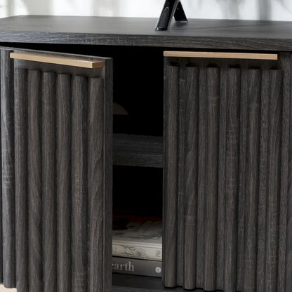 Supporto multimediale per l'intrattenimento SAFAVIEH Deandra a 4 ante (adatto per TV a schermo piatto fino a 65 pollici) - 60,8 pollici x 17,7 pollici x 24,6 pollici - 61 pollici di larghezza x 18 pollici di profondità x 25 pollici di altezza