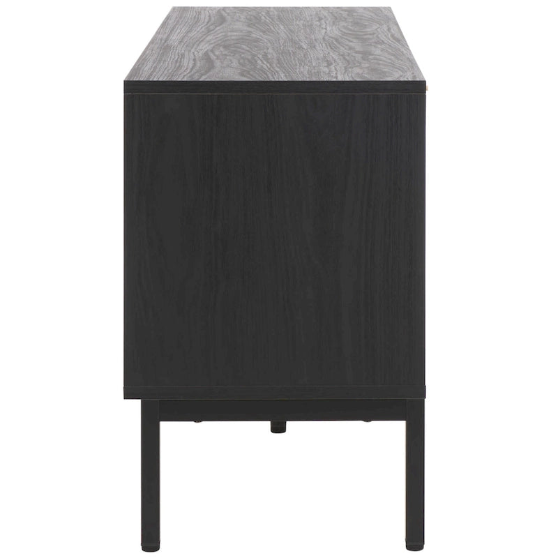 Supporto multimediale per l'intrattenimento SAFAVIEH Deandra a 4 ante (adatto per TV a schermo piatto fino a 65 pollici) - 60,8 pollici x 17,7 pollici x 24,6 pollici - 61 pollici di larghezza x 18 pollici di profondità x 25 pollici di altezza