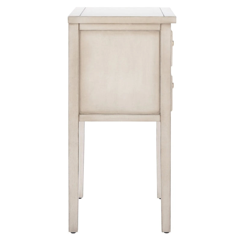 Comodino con 2 cassetti SAFAVIEH Minda (completamente assemblato) - 16,9 x 14,2 x 29,7 - 17Lx15Px30A