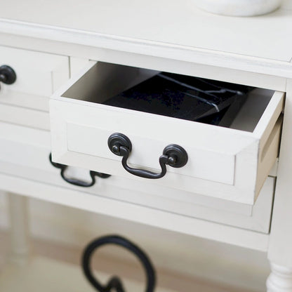 Tavolo consolle SAFAVIEH Leaner a 3 cassetti - 23,5 L x 13 P x 29,5 A - 24 L x 13 P x 30 A