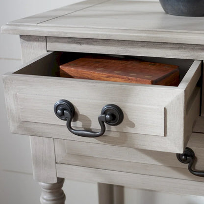 Tavolo consolle SAFAVIEH Leaner a 3 cassetti - 23,5 L x 13 P x 29,5 A - 24 L x 13 P x 30 A