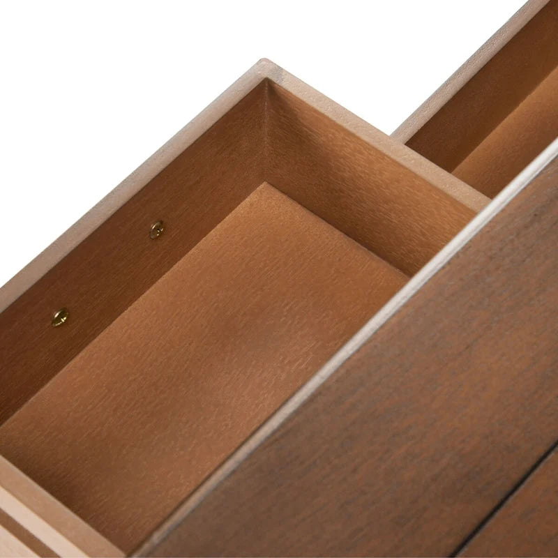 Tavolo consolle SAFAVIEH Leaner a 3 cassetti - 23,5 L x 13 P x 29,5 A - 24 L x 13 P x 30 A