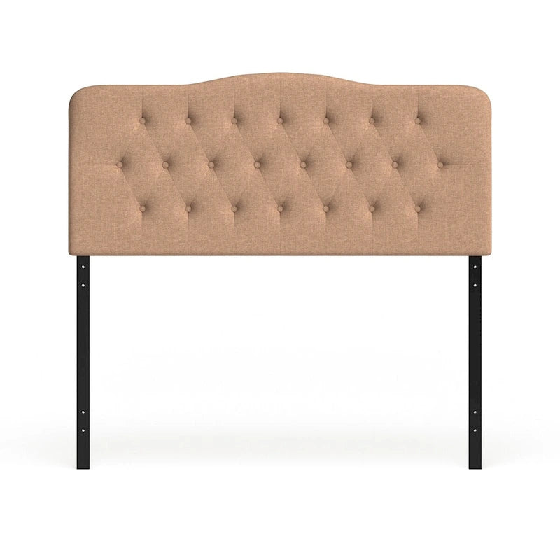 Testiera imbottita in tessuto The Gray Barn Burr Hollow Queen