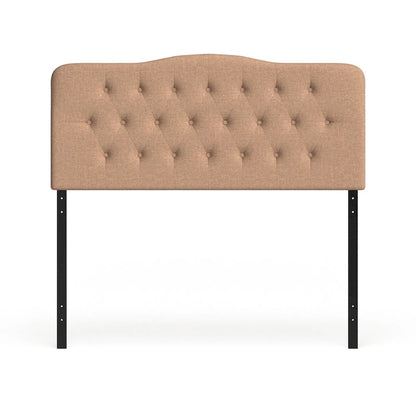 Testiera imbottita in tessuto The Gray Barn Burr Hollow Queen