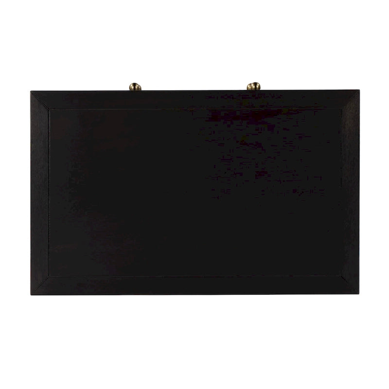 Comodino largo in legno a 2 cassetti Nora