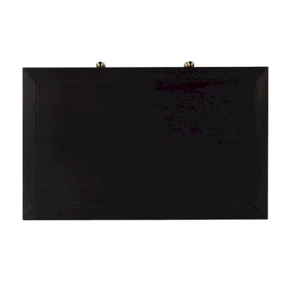 Comodino largo in legno a 2 cassetti Nora