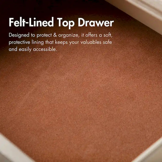 Furniture of America Drayden Transitional Solid Wood 7-Drawer Dresser with Metal Legs