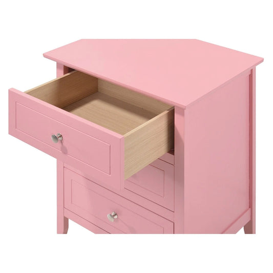 Nightstand with Extra Durability - Real Wood Veneers and Dove Tailed Drawers