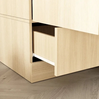 Armadio grande con mobiletto superiore opzionale, armadio decorativo per camera da letto