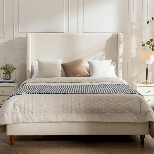 Harper Tall Headboard Upholstered Bed