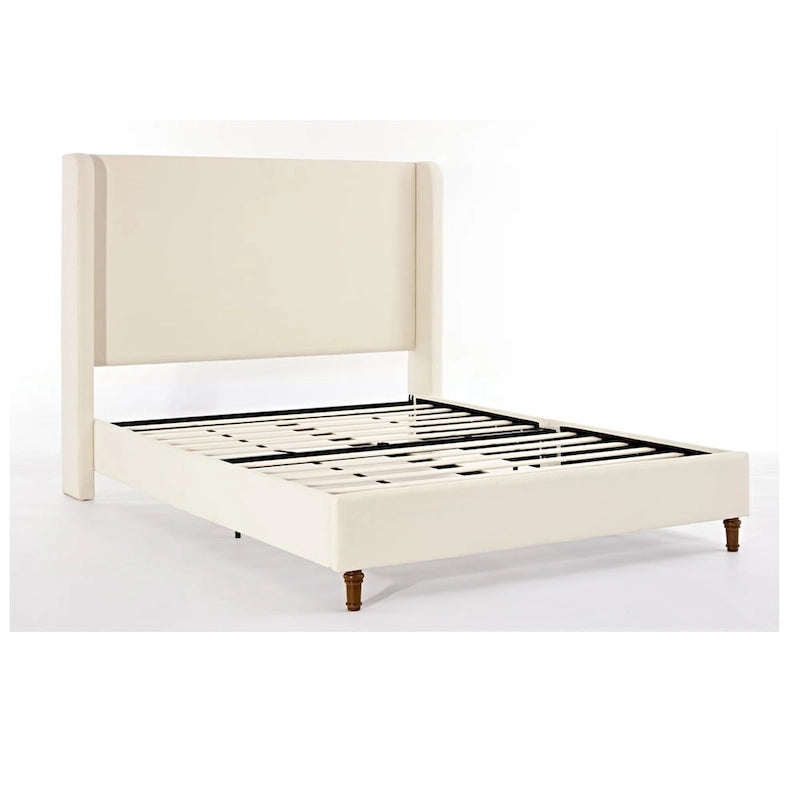 Letto imbottito con testiera alta Harper