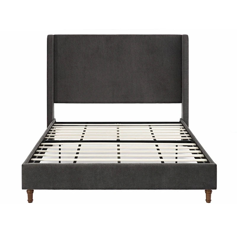 Letto imbottito con testiera alta Harper