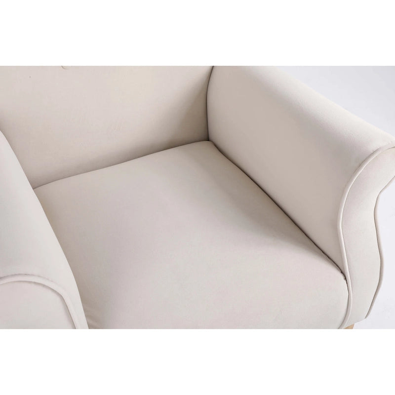 sedia a dondolo in velluto