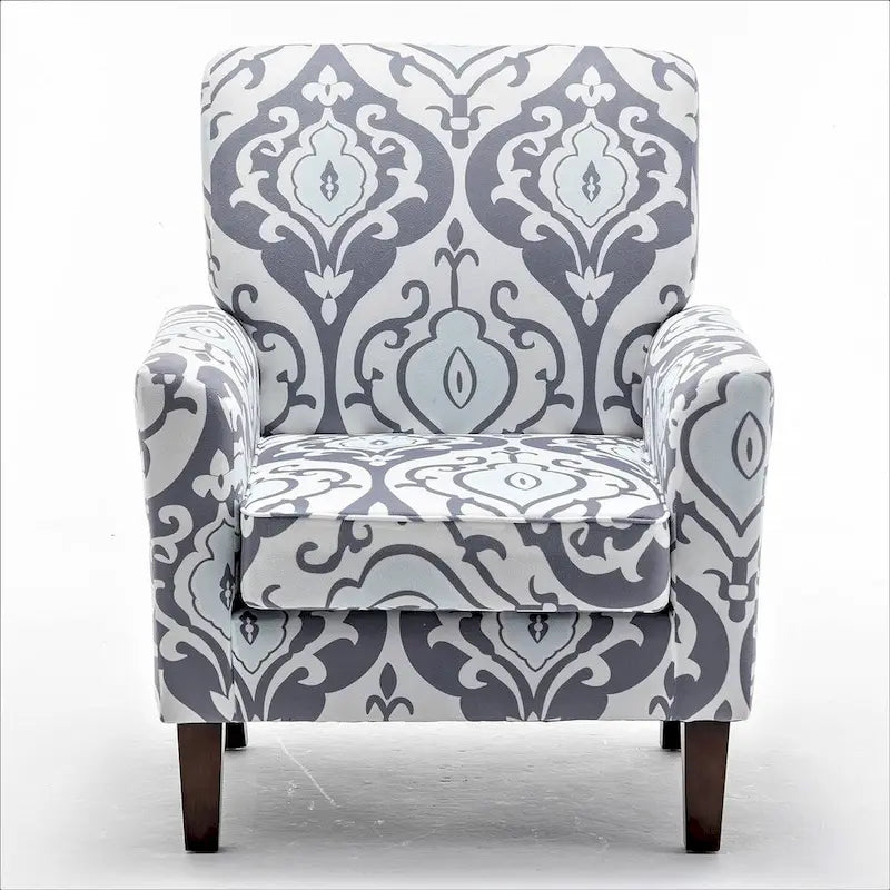 Poltrona contemporanea con struttura in legno di betulla e rivestimento in microfibra