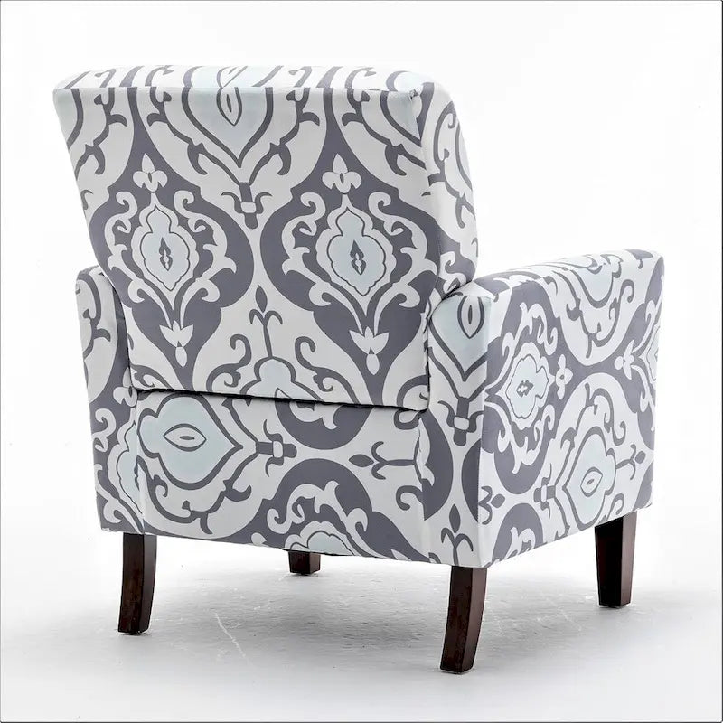 Poltrona contemporanea con struttura in legno di betulla e rivestimento in microfibra