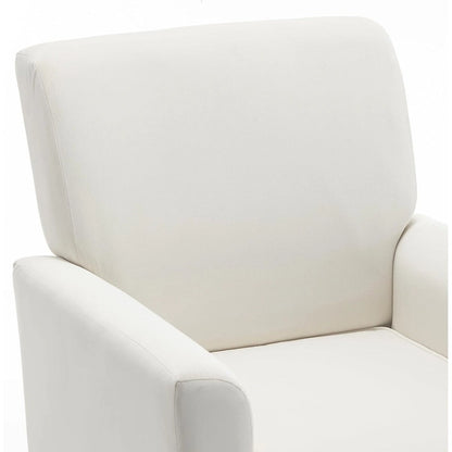 Poltrona contemporanea con struttura in legno di betulla e rivestimento in microfibra