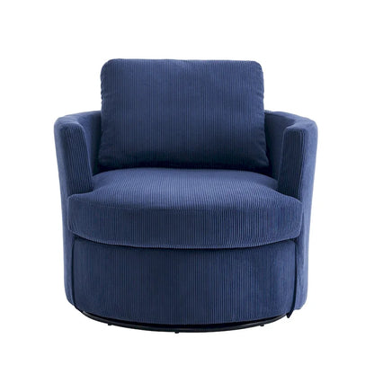 Poltrona girevole a 360°, comoda poltrona rotonda per soggiorno, adatta per cameretta dei bambini, hotel, camera da letto, ufficio