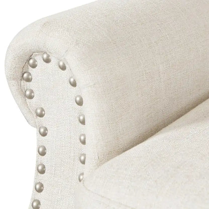 COZYMAN Poltrona moderna in legno massello imbottita in tessuto/similpelle, set di 2 poltrone per soggiorno