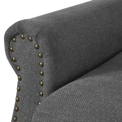 COZYMAN Poltrona moderna in legno massello imbottita in tessuto/similpelle, set di 2 poltrone per soggiorno